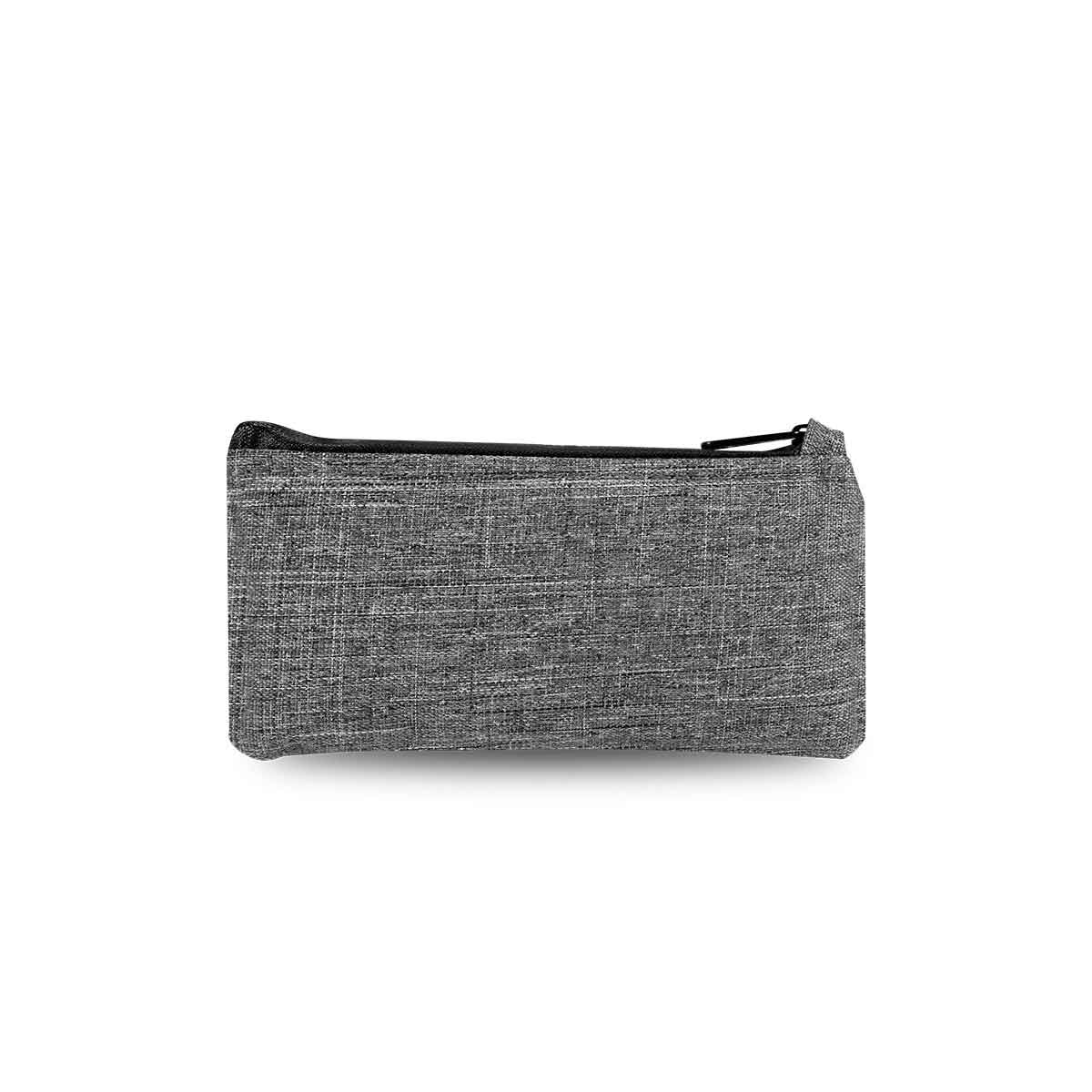 6" Zip Pouch - Gray Oxford