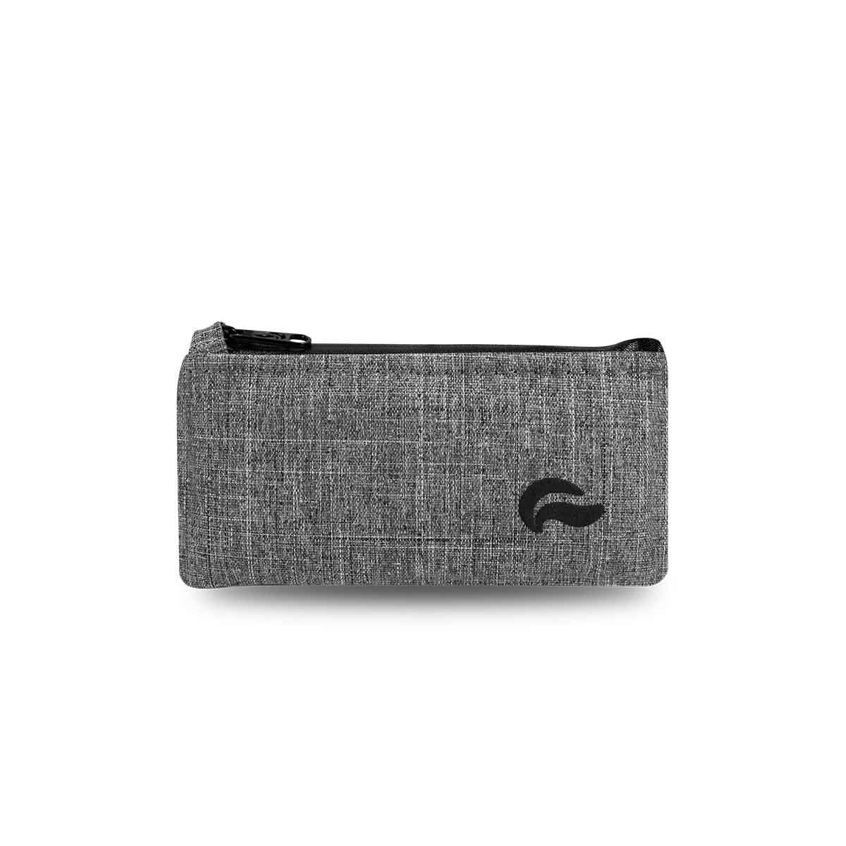 6" Zip Pouch - Gray Oxford