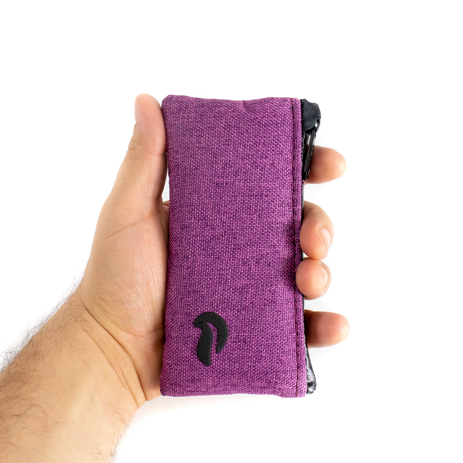 6" Zip Pouch - Lavender Oxford