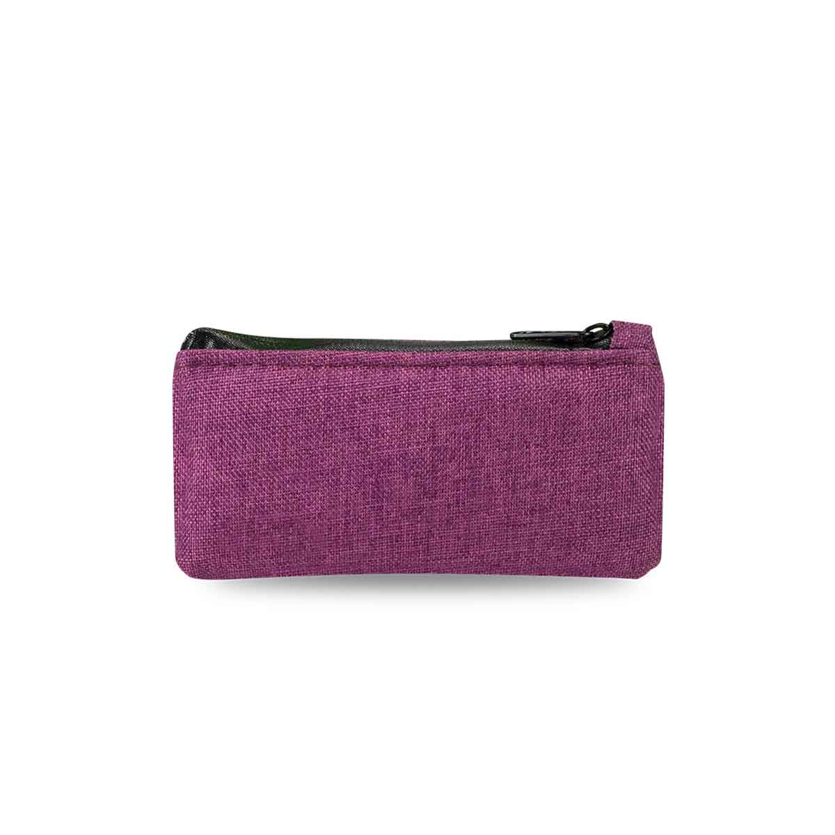 6" Zip Pouch - Lavender Oxford