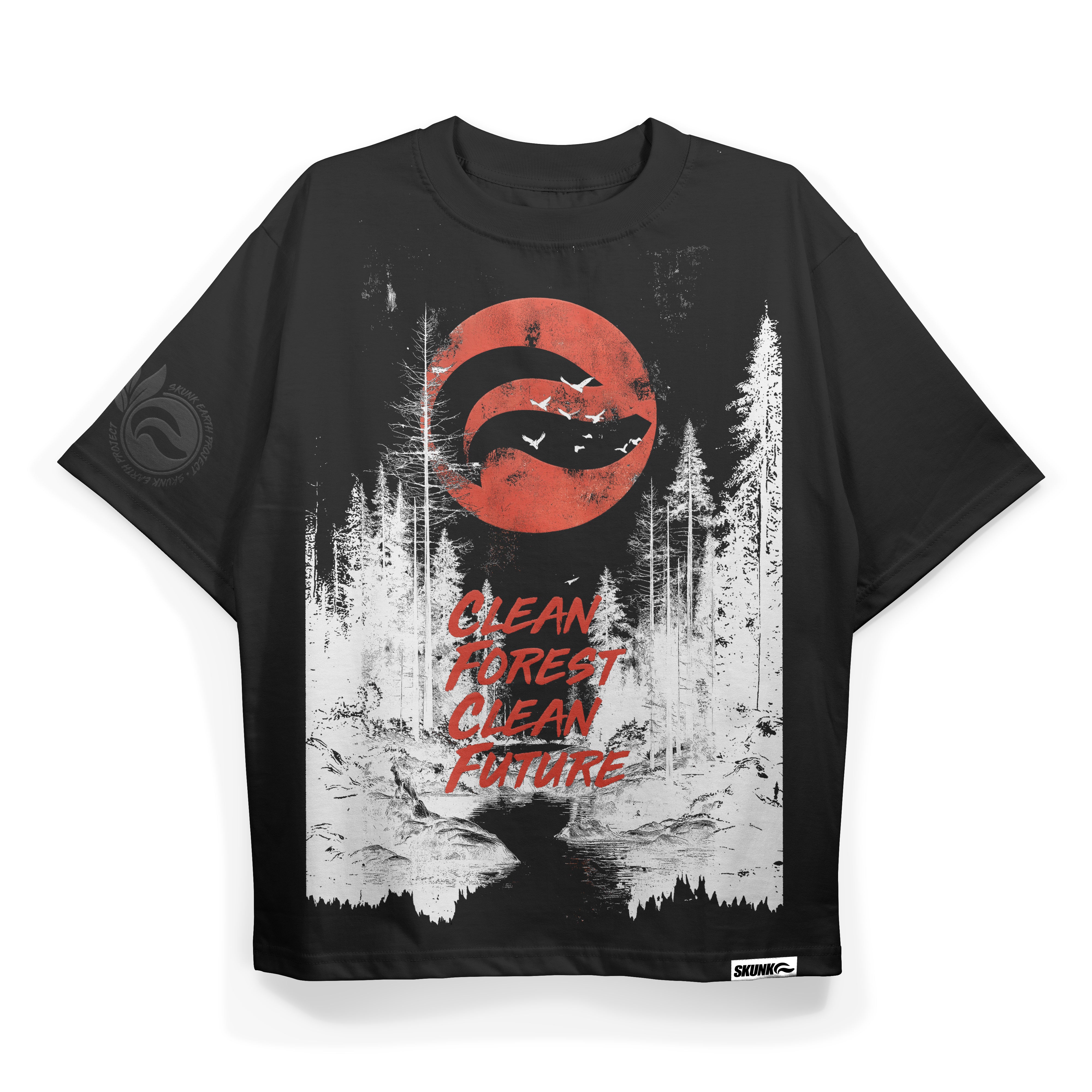 Clean Forest- Oversized Tee