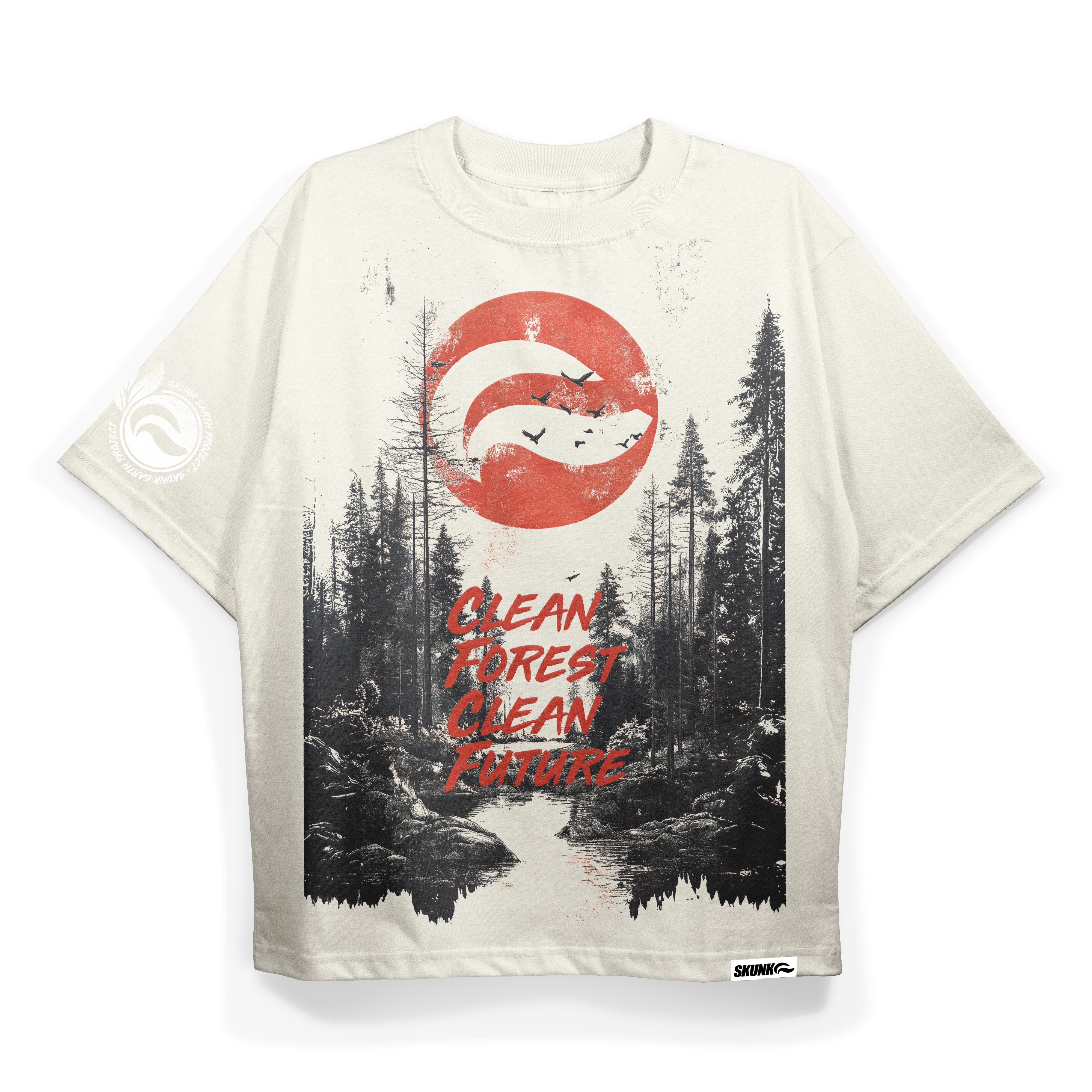Clean Forest- Oversized Tee