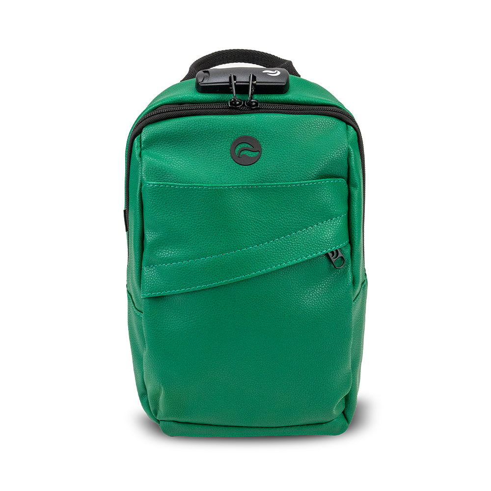Box Shoulder Bag & Handbag in Emerald Green: Luna – Bicyclist: Handmade  Leather Goods