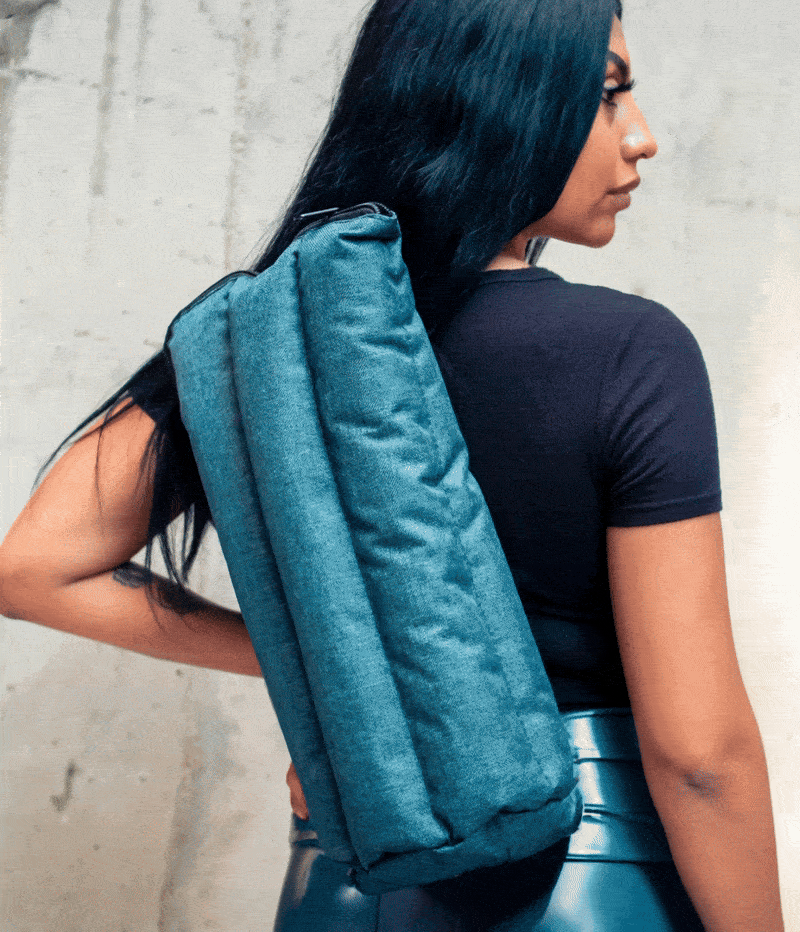Zipper Tube 16" - Denim