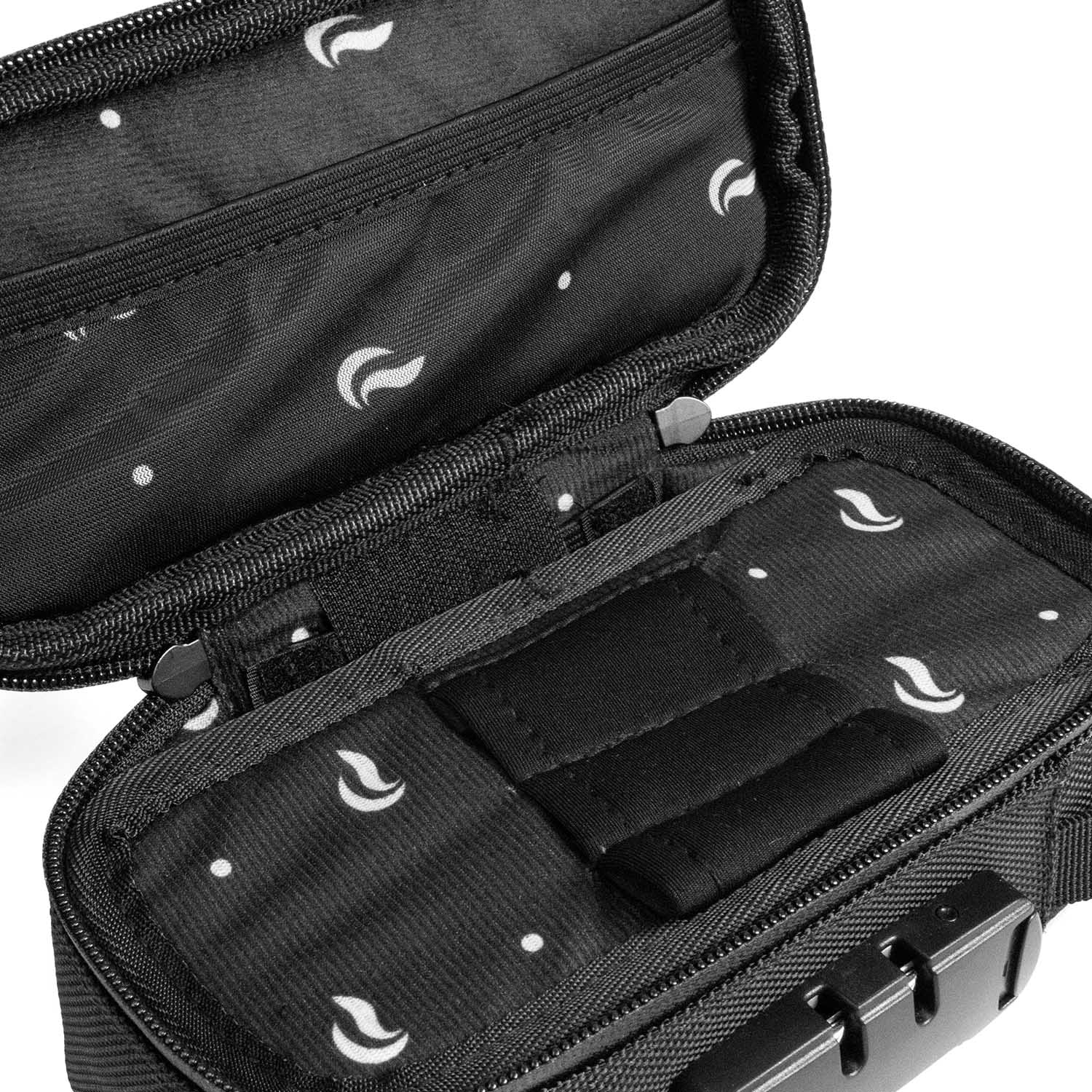 Authentic Skunk Bags Dope Kit Navy purchases & Leather Smell Proof With Combo Lock